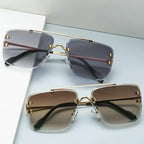 Fashion Simple Retro Square Sunglasses - Viexta