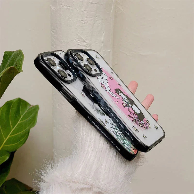 Little Black Cat iPhone Case - Viexta
