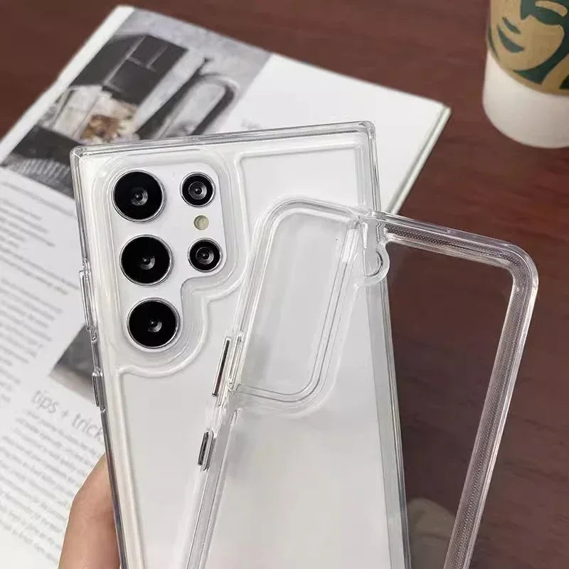 Transparent Acrylic Space Shell Samsung Phone case - Viexta