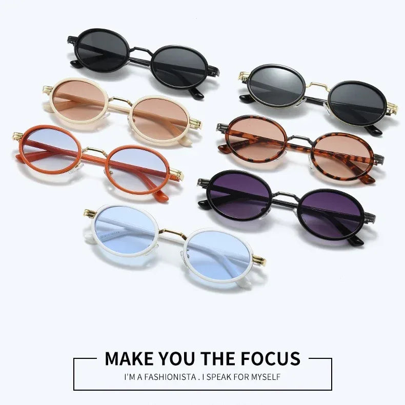 retro-style-steampunk-metal-oval-small-sunglasses - Viexta