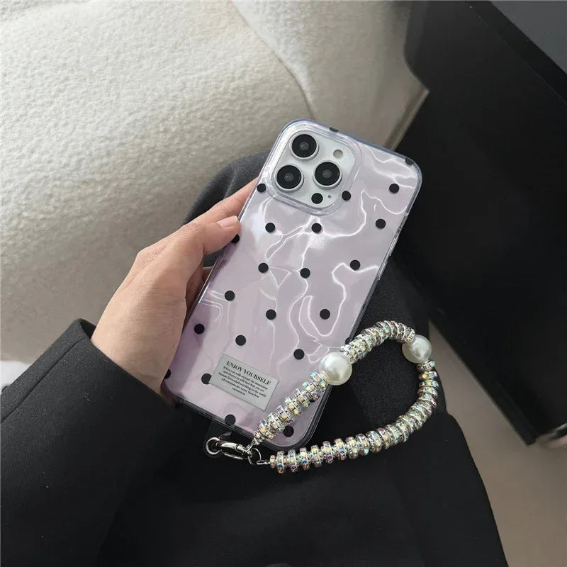 elegant-purple-polka-dot-bow-iphone-case - Viexta