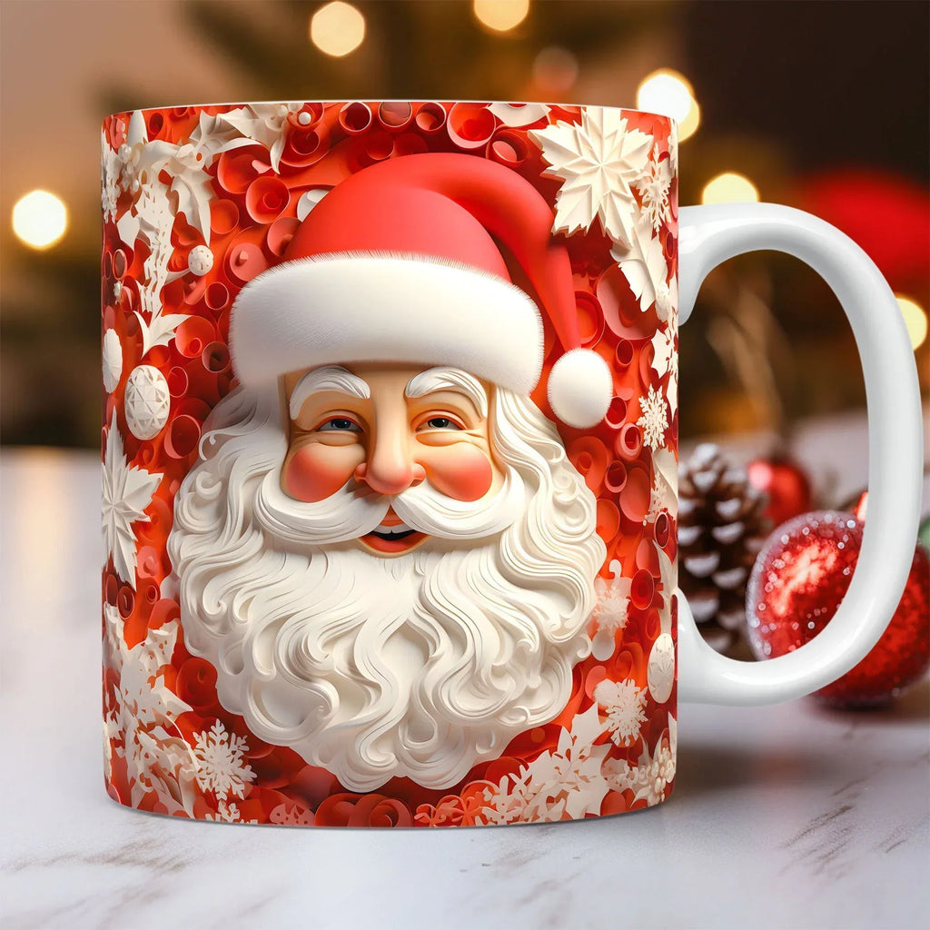 creative-3d-christmas-ceramic-mug - Viexta