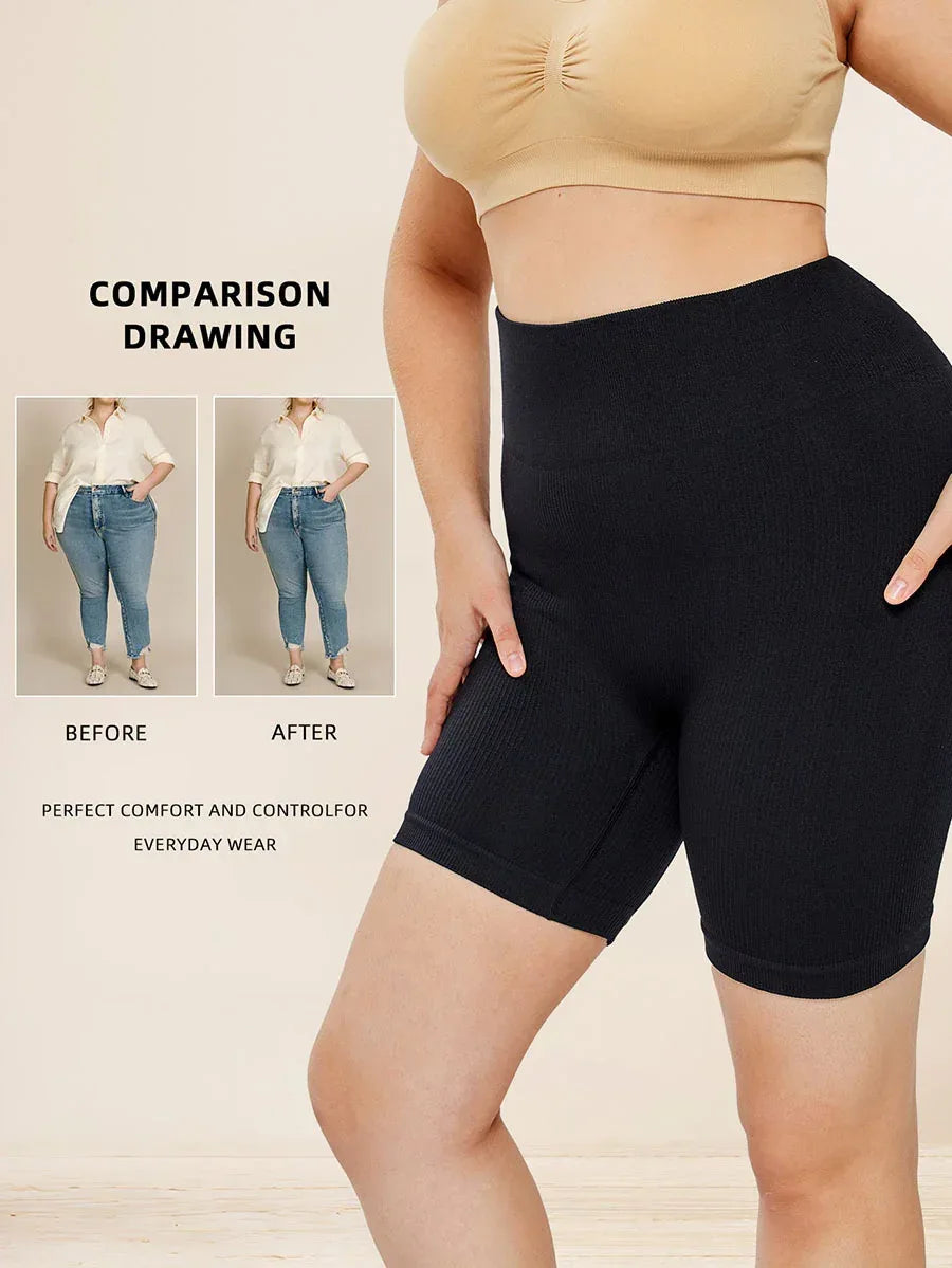 High Waisted Body Shaper Thigh Slimmer Butt Lifting Shapewear For Women - Viexta