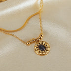 Retro Stainless Steel Pendant Necklace - Viexta