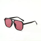 square-double-beam-fashion-black-sunglasses - Viexta
