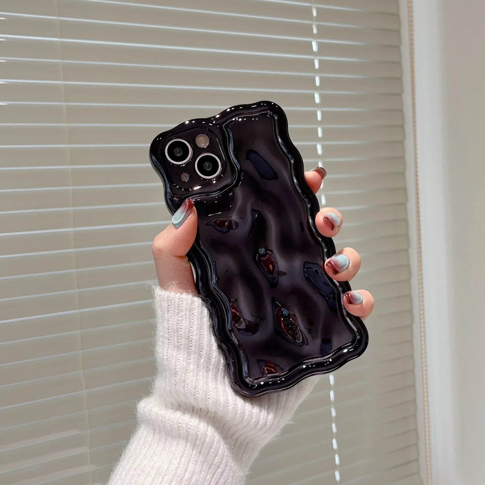 Niche Wind Wave Shell iPhone case - Viexta