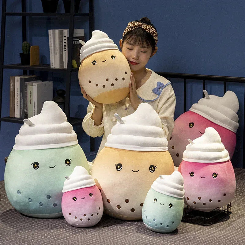 Ice Cream Milky Cup Bubble Tea Plush Toy - Viexta