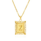 stainless-steel-initial-necklace - Viexta