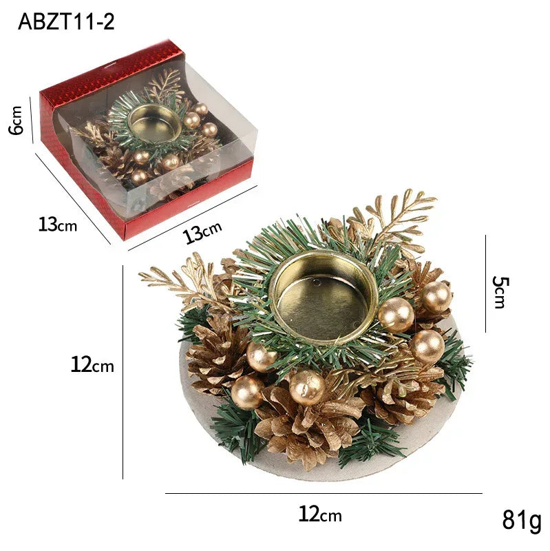 christmas-candle-metals-candlestick - Viexta