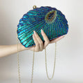 Vintage Beaded One-shoulder Chain Handbag - Viexta