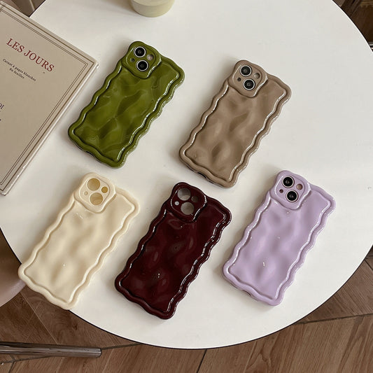 Niche Wind Wave Shell iPhone case