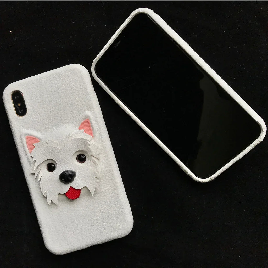 Cute PU Dog iPhone Case - Viexta