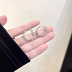 Square Balls Geometric Hoops - Viexta