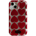 Transparent Hollowed Out Red Love iPhone Case - Viexta