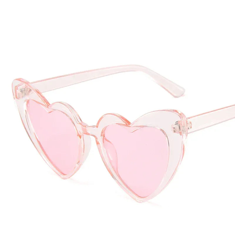 Large Frame Heart Statement Glasses - Viexta
