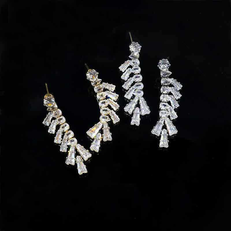 zircon-necklace-earring-set - Viexta