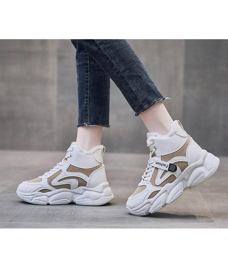 Fleece-lined Clunky Sneaker - Viexta