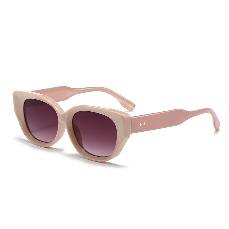 Leopard-Print Cat-Eye Sunglasses