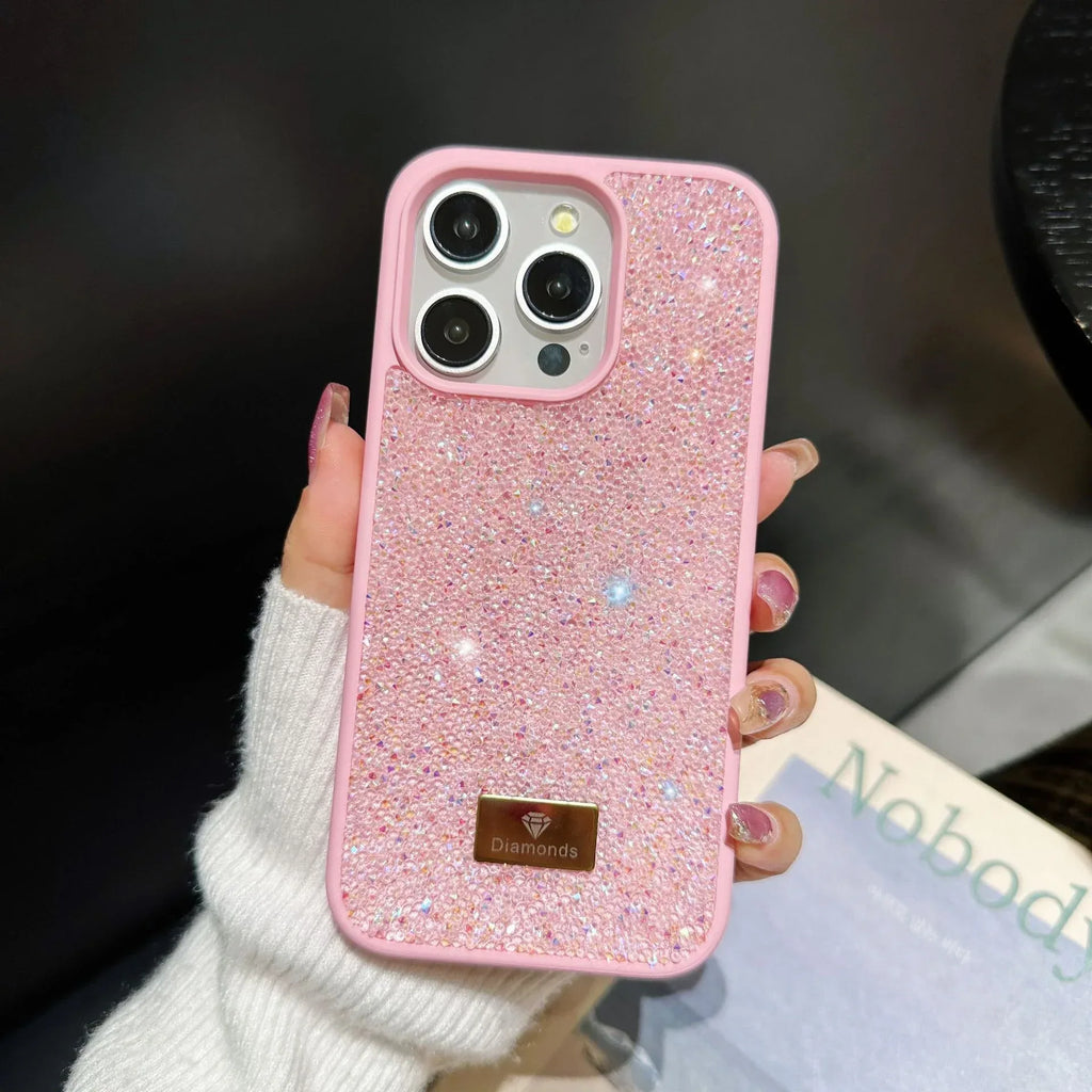 Luxury Rhinestone iPhone Shell Full Diamond Protective Cover - Viexta