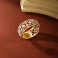Carved Gold Vintage Ring - Viexta