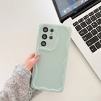 Cream Border  Anti Drop Samsung Case