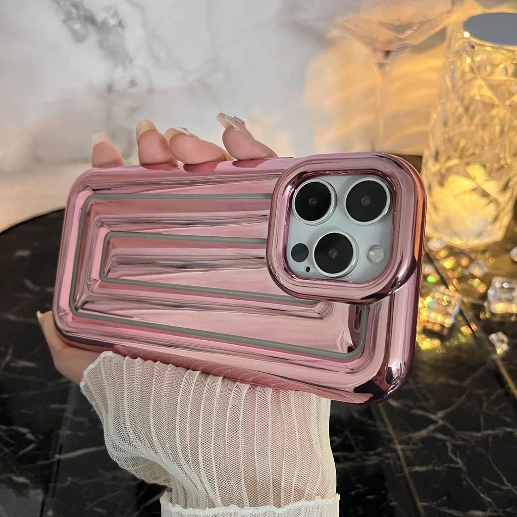 electroplated-stripe-iphone-case - Viexta