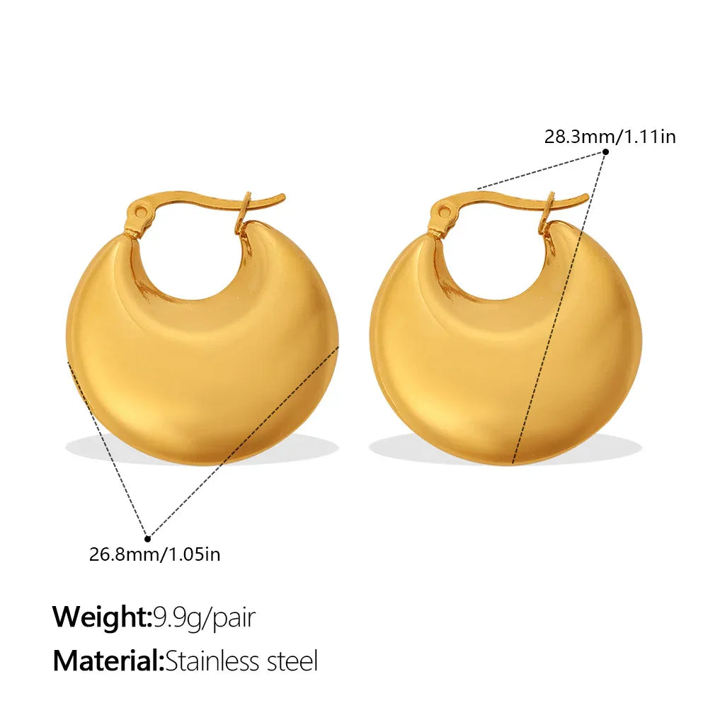 Metallic Gold Earrings