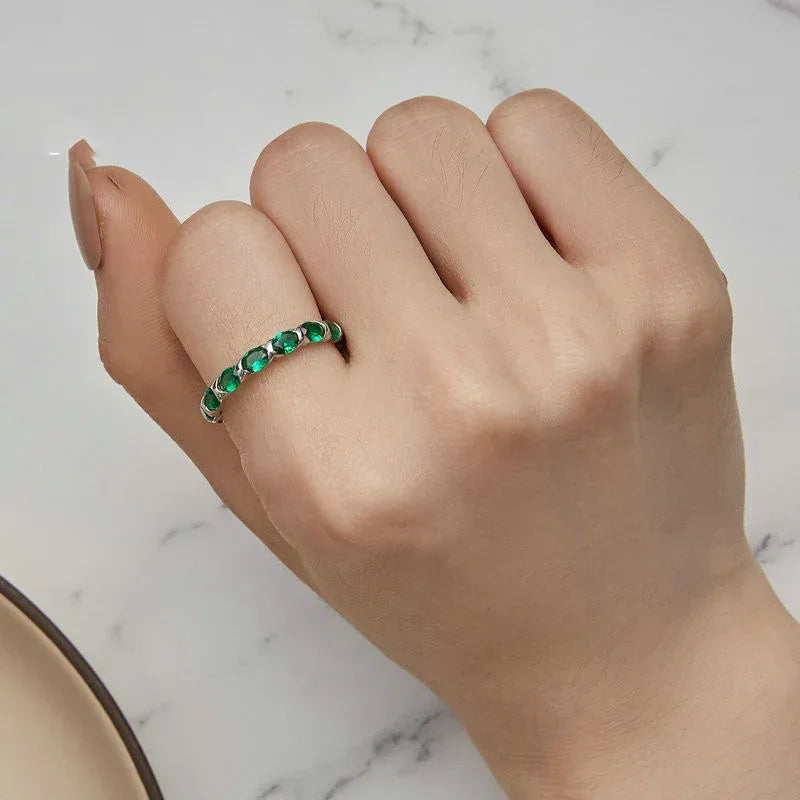 Ladies Sterling Silver Fashion Ring - Viexta