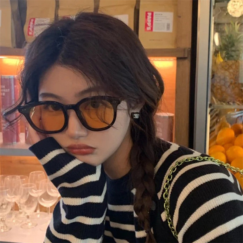 Personalized Vintage Round Frame Sunglasses