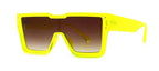 Oversized One Lens Square Sunglasses - Viexta
