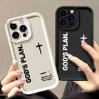Cross-shaped iPhone Case With A Heavenly Eye Stepped Design - Viexta