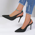 Buckle Stiletto High Heels - Viexta