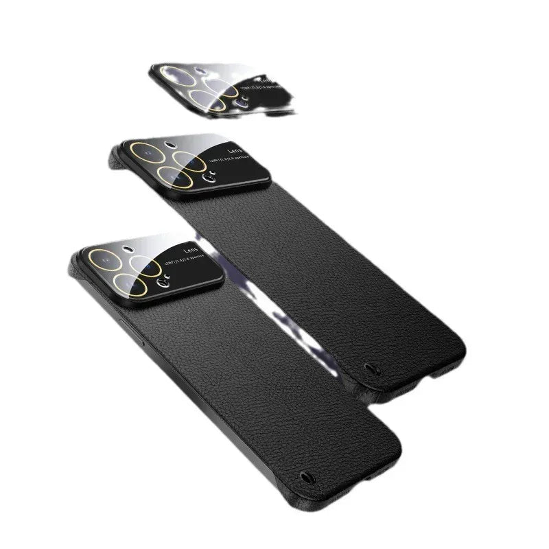 Frameless Lychee iPhone Case - Viexta