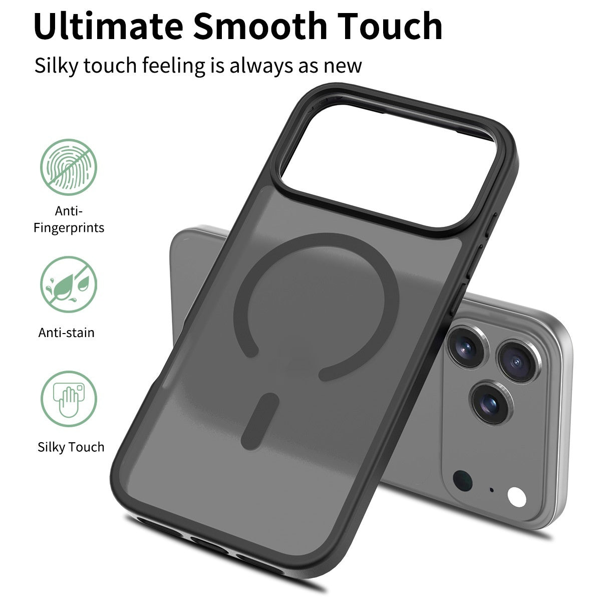 Frosted Skin Feeling Two-in-one Anti-drop iPhone Shell