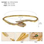 Light Luxury Zircon Fashion Open Cuff Bangle