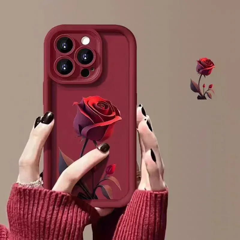 red-rose-iphone-case - Viexta