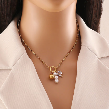 18k Love Heart Necklace