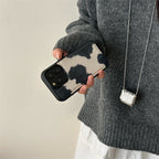 Black And White Animal Pattern iPhone Case