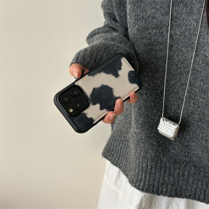 Black And White Animal Pattern iPhone Case