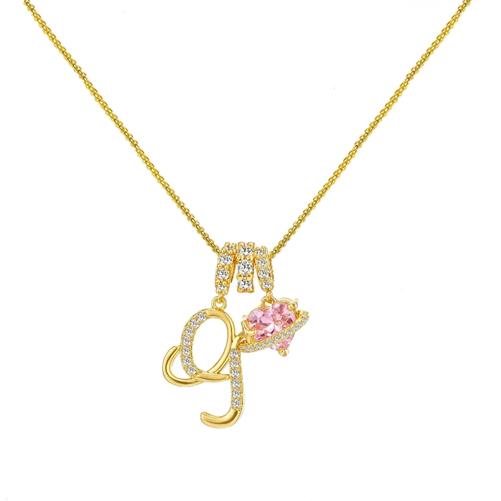 Dopamine 26 English Letter Necklace - Viexta