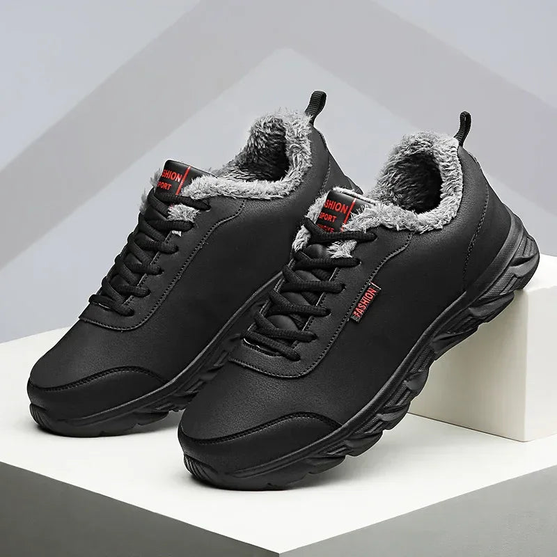 Men Sneakers Winter Warm Sports Shoes - Viexta