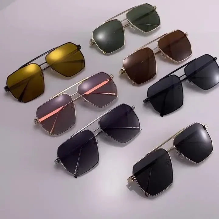 Women's Fashion Double Bridge Polarized Glasses - Viexta