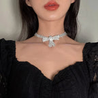 Bow AD Stone Necklace - Viexta