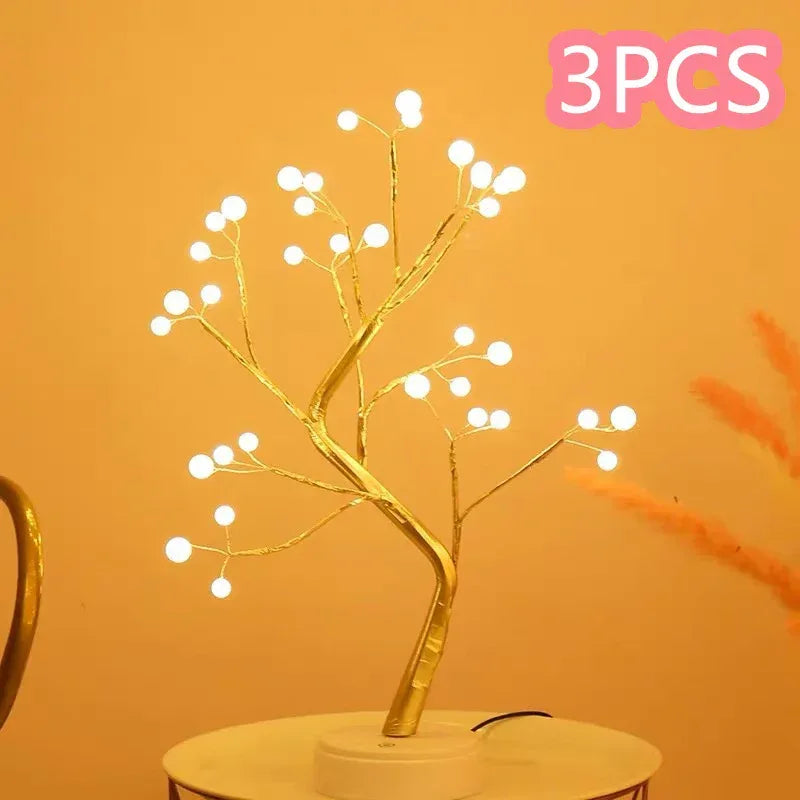 Led Copper Wire Tree Light - Viexta