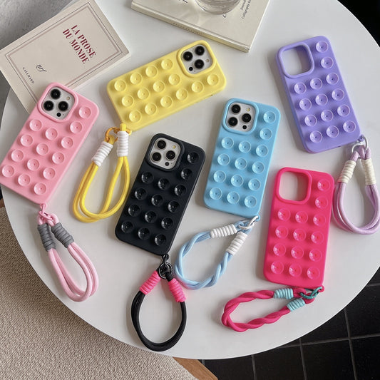 Suction Cup Lanyard iPhone Cover