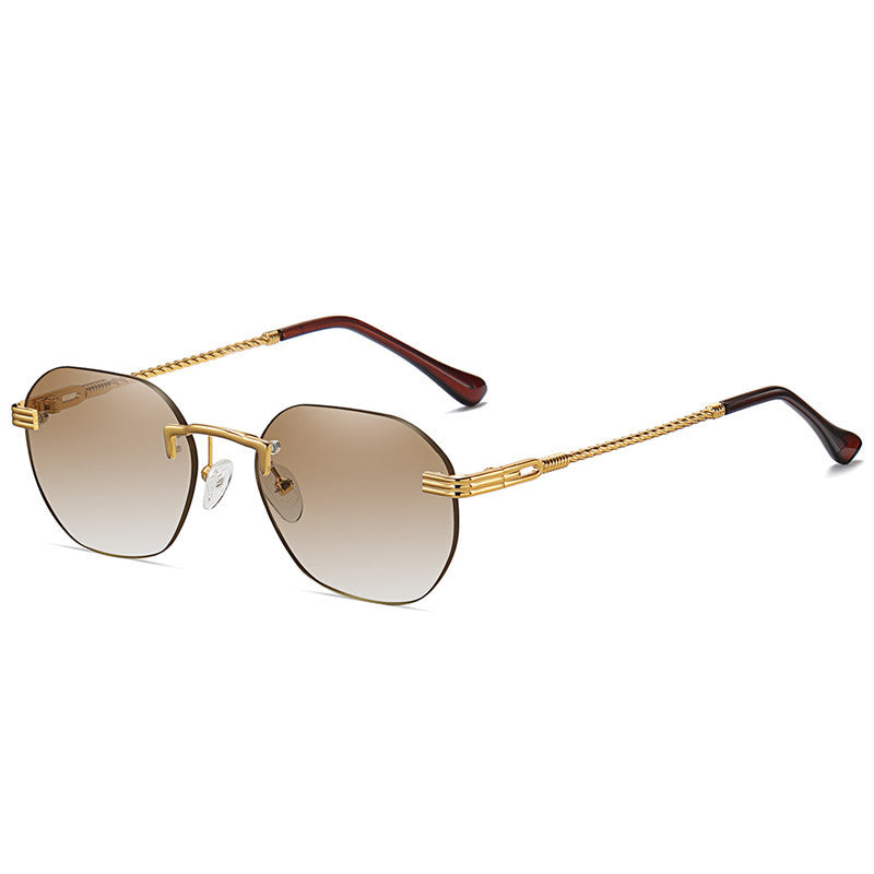 Metal Frameless Sunglasses