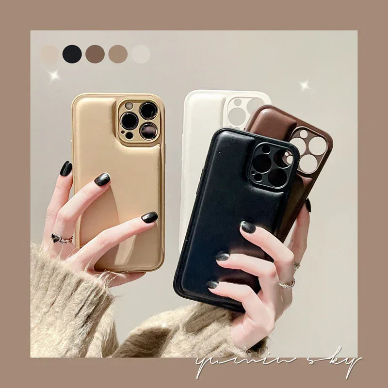 Minimalist Solid Color iPhone Case - Viexta