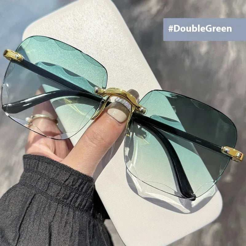 frameless-trimming-internet-famous-sunglasses - Viexta