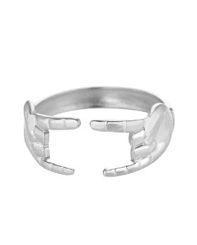 Snake-shaped Rock Wind Ring