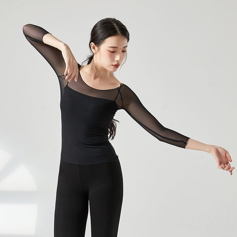 Dress Mesh Top For Women Ballet Practice